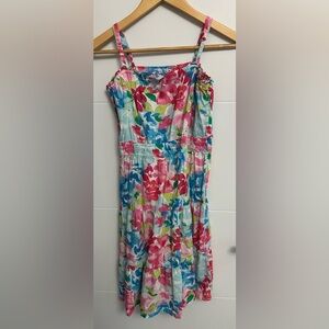 Old Navy Girls Vibrant Floral Sundress- Size XL (14-16)